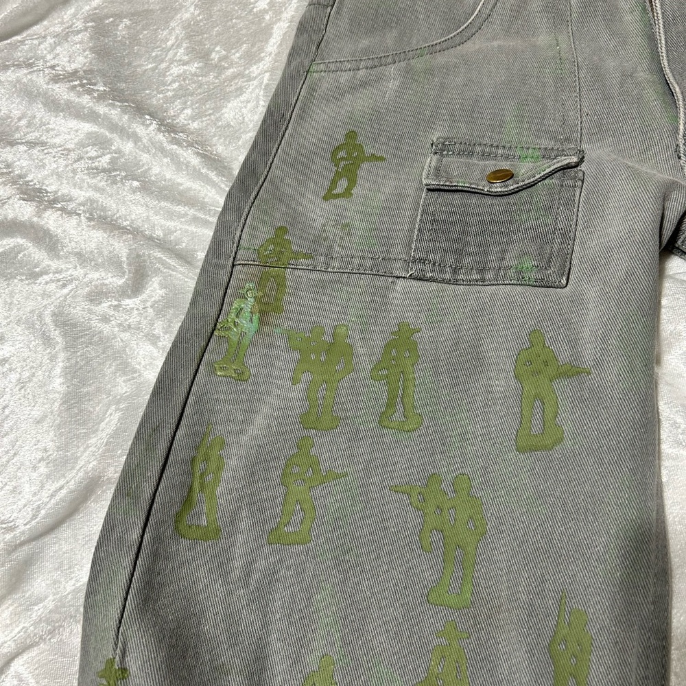 NWT DasYori Toy Soldier Men’s Flare Streetwear Jeans - Picture 9 of 11